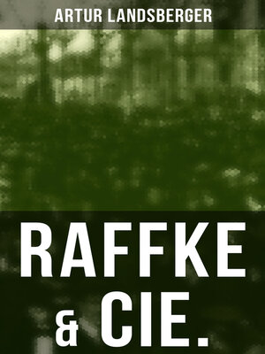 cover image of Raffke & Cie.